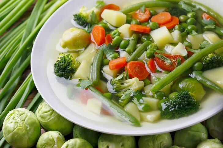 Menú de dieta